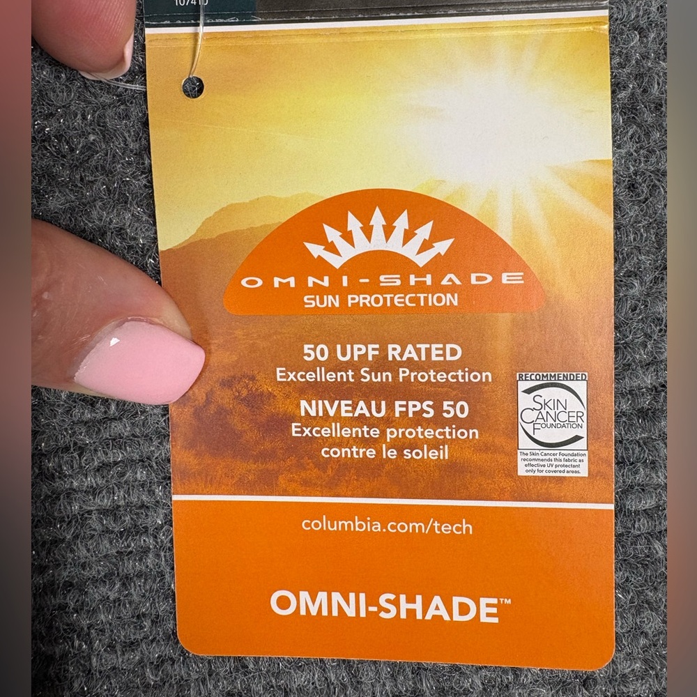 Columbia Leslie Falls Omni-Shade UPF 50 Long Sleeve Shirt NWT Size Large - Picture 4 of 8